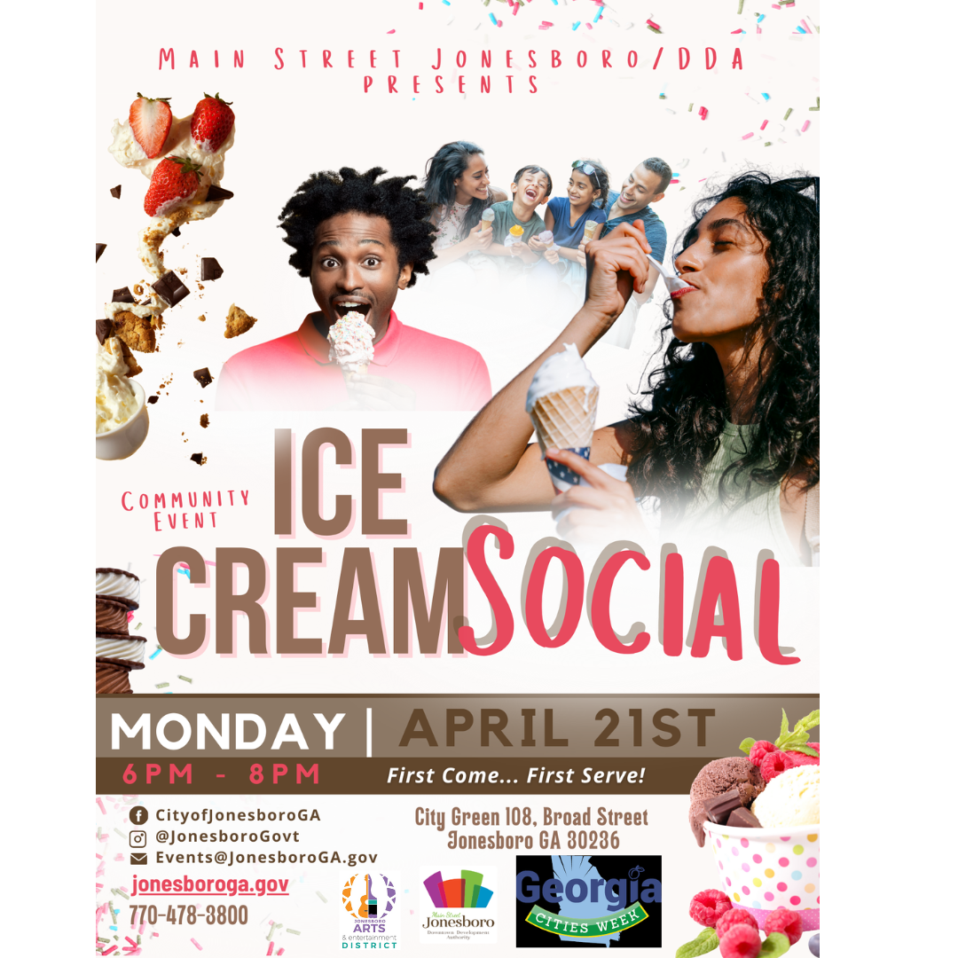 Main Street Jonesboro/DDA Presents: Ice Cream Social! 